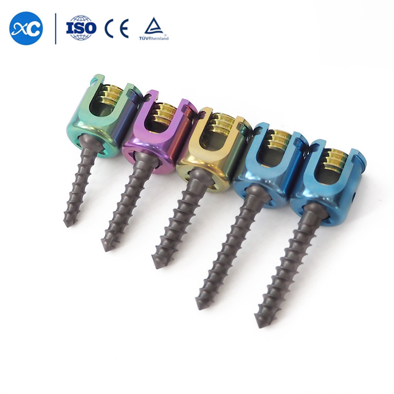Veterinary Polyaxial Reduction Screw Orthopedic Implants for Spinal Fixation Surgery